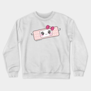 cute band aid, bandaid cartoon Crewneck Sweatshirt